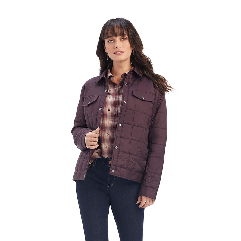 Ariat Jacke Damen - Puffer Trucker Insulated DunkelLila ( QNDPV-8295 )